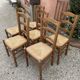 Series of 6 rustic chairs