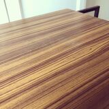 Vinyl dessert in formica and metal, 1970s