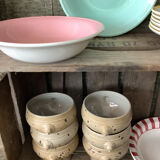 Duo old hollow dishes made in france saint Amand Céranord