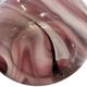 Vintage swirling glass vase with marble effect / Murano style