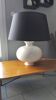 Large vintage ceramic table lamp from the 70s kostka pirouette design