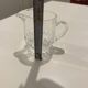 Milk / cream jug in crystal - Vintage - Perfect condition - 8.5 x 9 cm