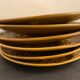 6 plates slurry for artichokes in Gien earthenware, 1960