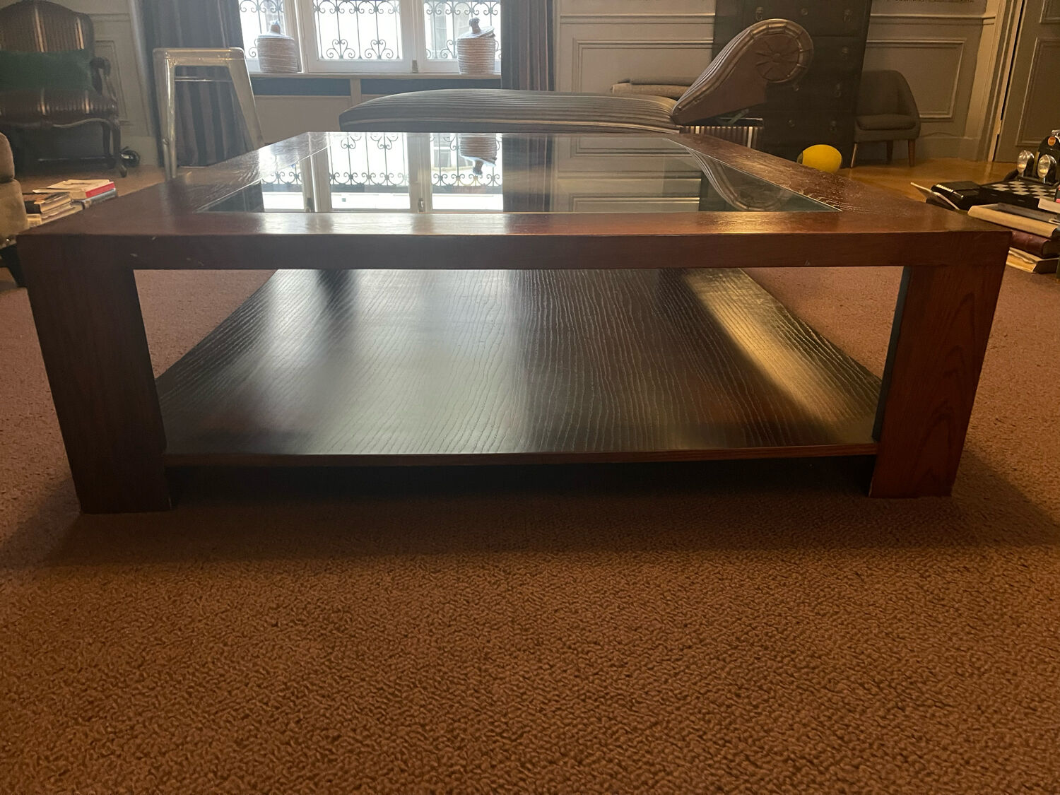 Table basse bois palissandre