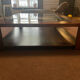 Table basse bois palissandre