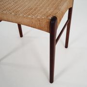 Footstool made of rosewood, Scandinavian design of the 70's
