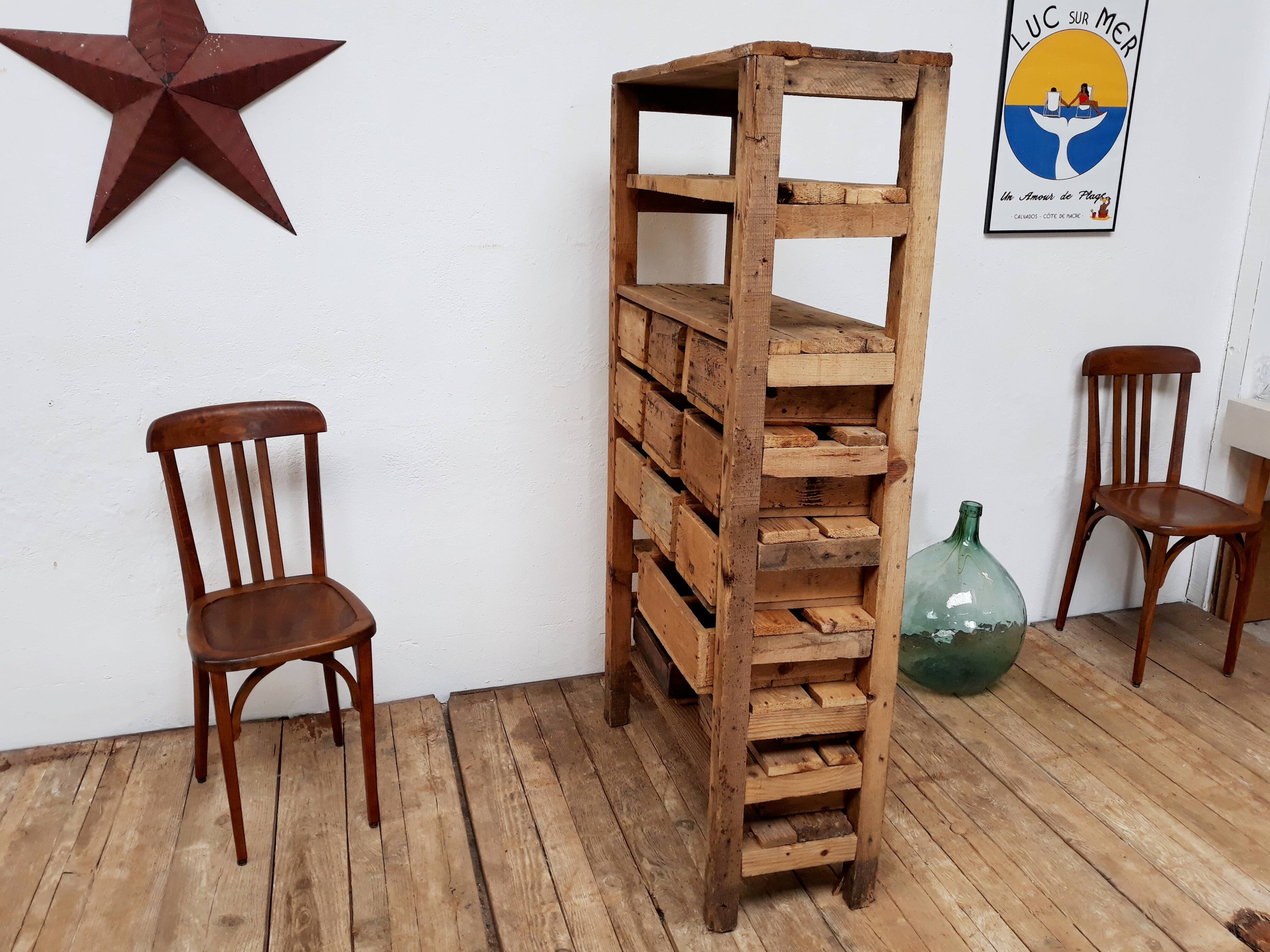 Craft cabinet with drawers