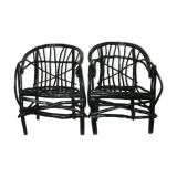 Pair of garden armchairs from the 50s