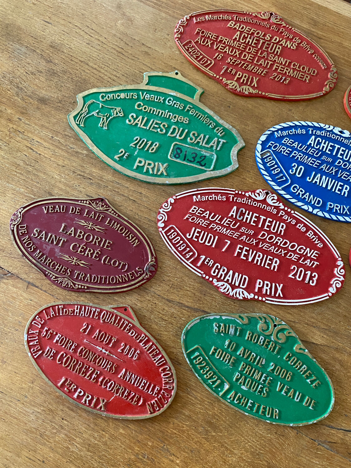 Bordeaux agricultural competition plate