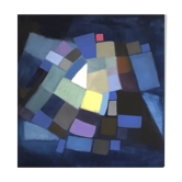 Abstract Blue Table