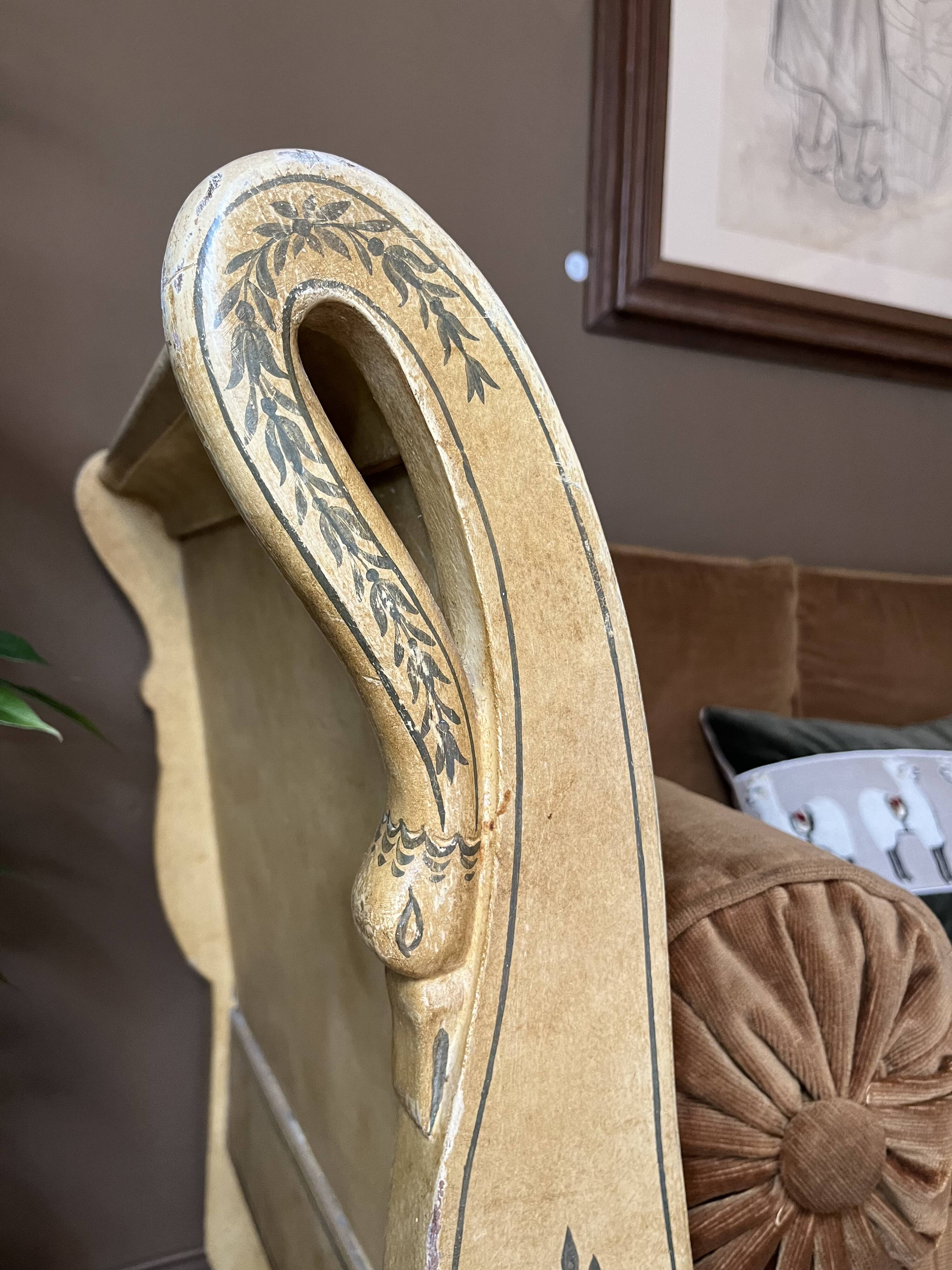 Bench 1900 swan head