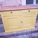 Lemon yellow country buffet