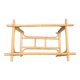 Rattan service with casters