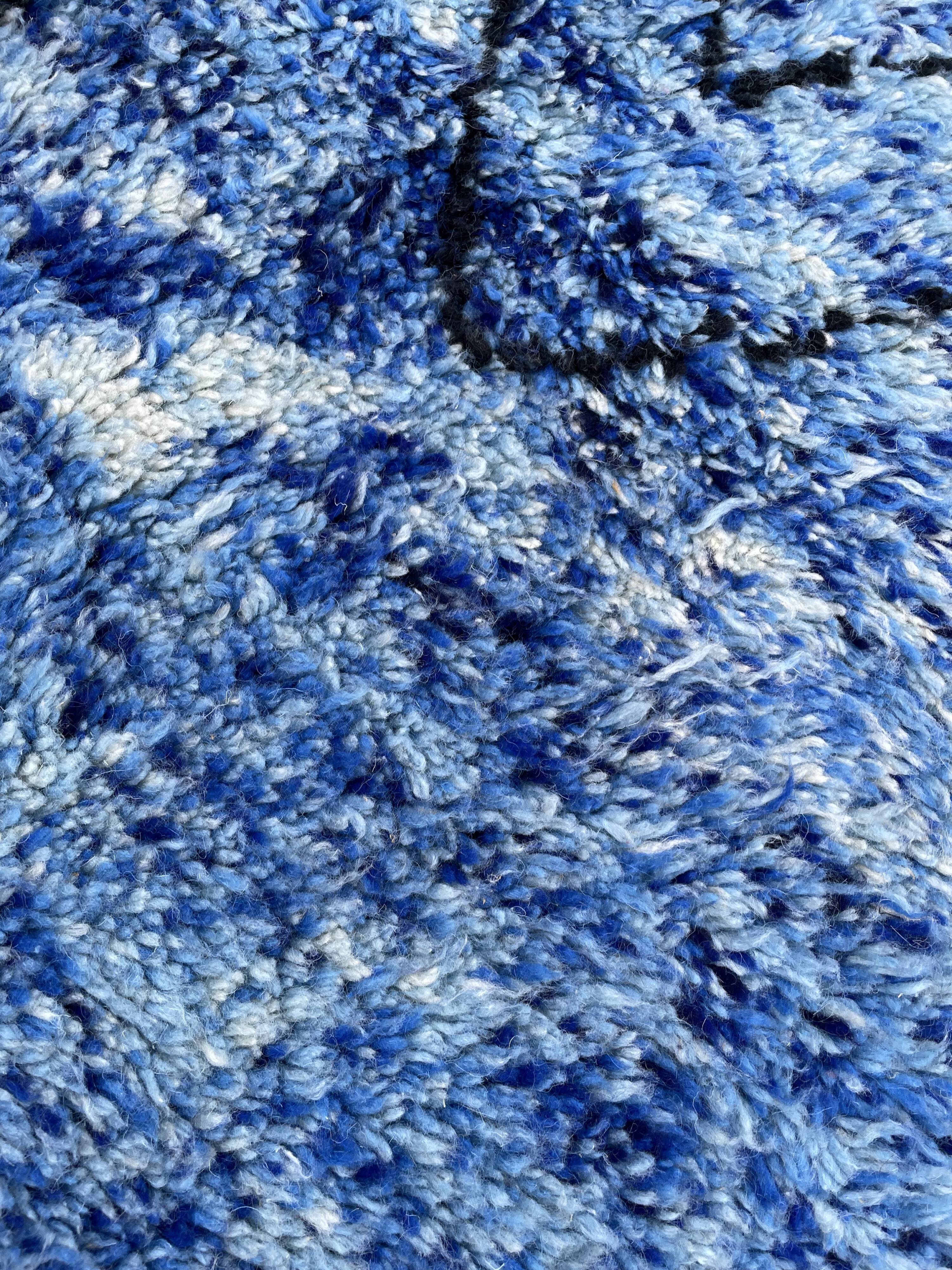 Tapis berbere beni ouarain moderne 200x320 cm