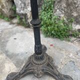 Table in enamelled lava stone and cast iron, Italy