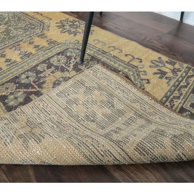 Turkish Handwoven Wool Kilim Rug 89x351