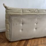 Sofa bench 3 places Togo by Michel Ducaroy edition Ligne Roset vintage