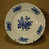 Porcelain dish Bavaria decoration flowers pink cobalt blue