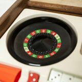 Unique table de chevet jeux 1960 15 jeux complets pieds compas 1960