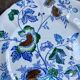 6 flat plates by Mason's in polychrome ironstone, "Belvedere" service - early 20th century