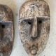 Large Timor mask in patinated wood H:50cm (2)