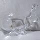 crystal rabbit trinket tray