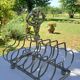 Silver-plated toast rack