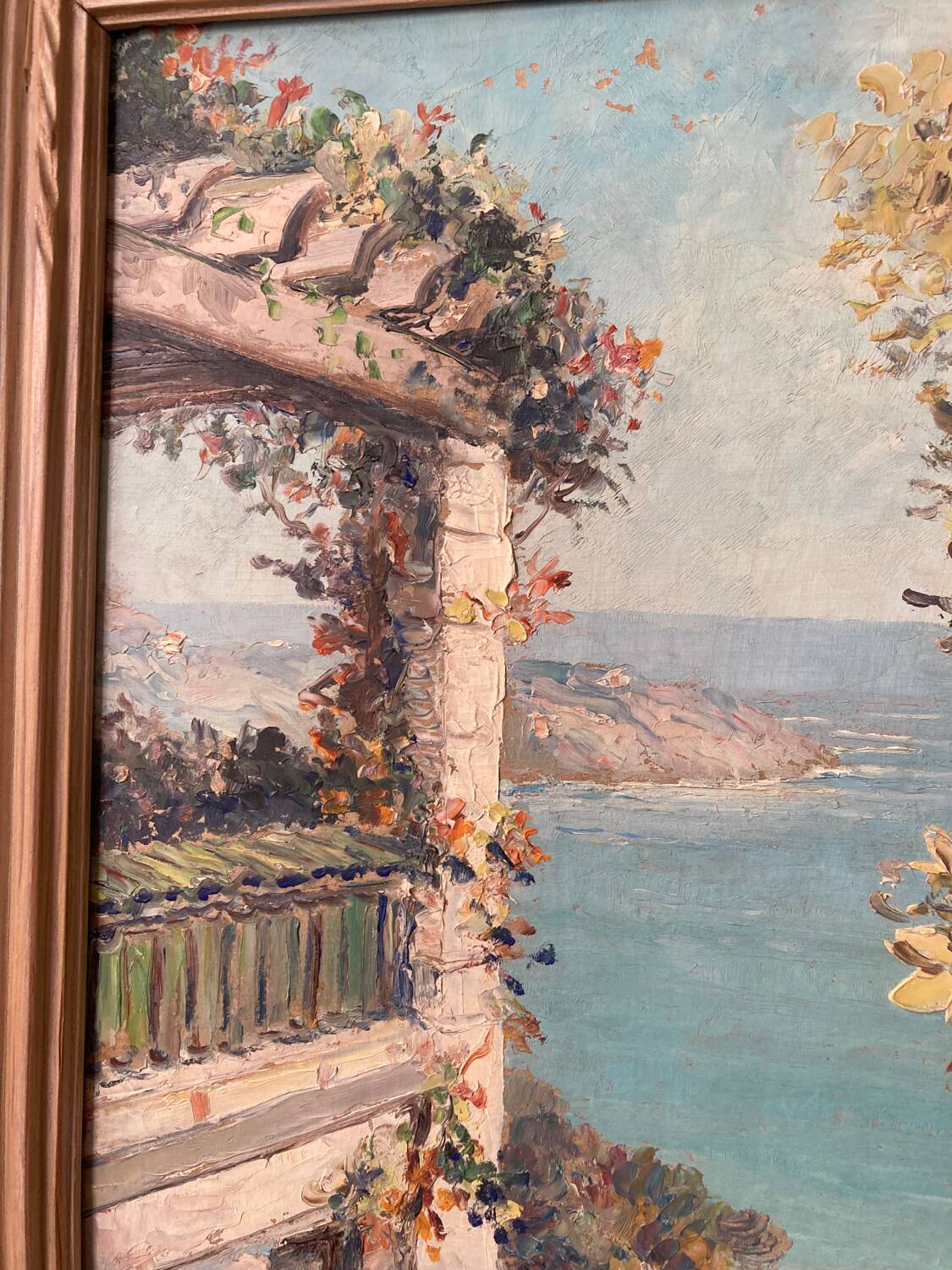 Mediterranean landscape signed N. Pichot