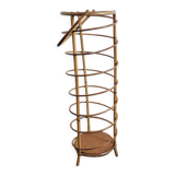 Vintage rattan umbrella door