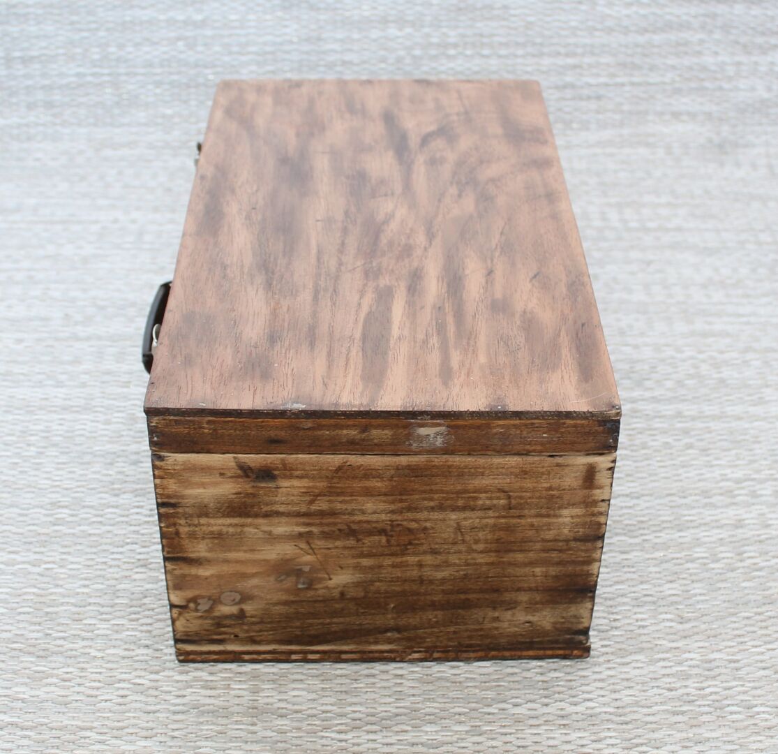 Old wooden case