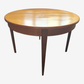 Round dining table scandinavian style extendable