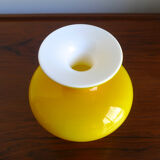Yellow "Carnaby" Range Glass Vase by Per Lütken for Holmegaard, 1960s