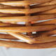 Tripod rattan side table / guéridon from the 1960s-1970s.
