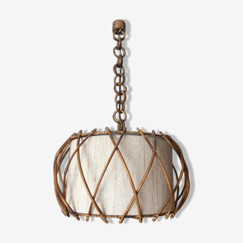 Vintage rattan suspension