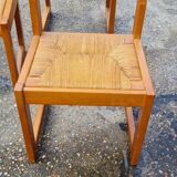 Set of 8 elm chairs Maison Regain