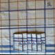 Embroidered checkered tablecloth with its 6 embroidered napkins