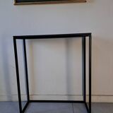 Composite marble effect console