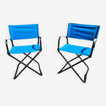 Folding camping chairs