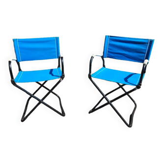 Folding camping chairs