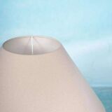 Vintage wooden table lamp from the 1960s.