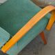 Pair of green armchairs by Jaroslav Smidek for TON