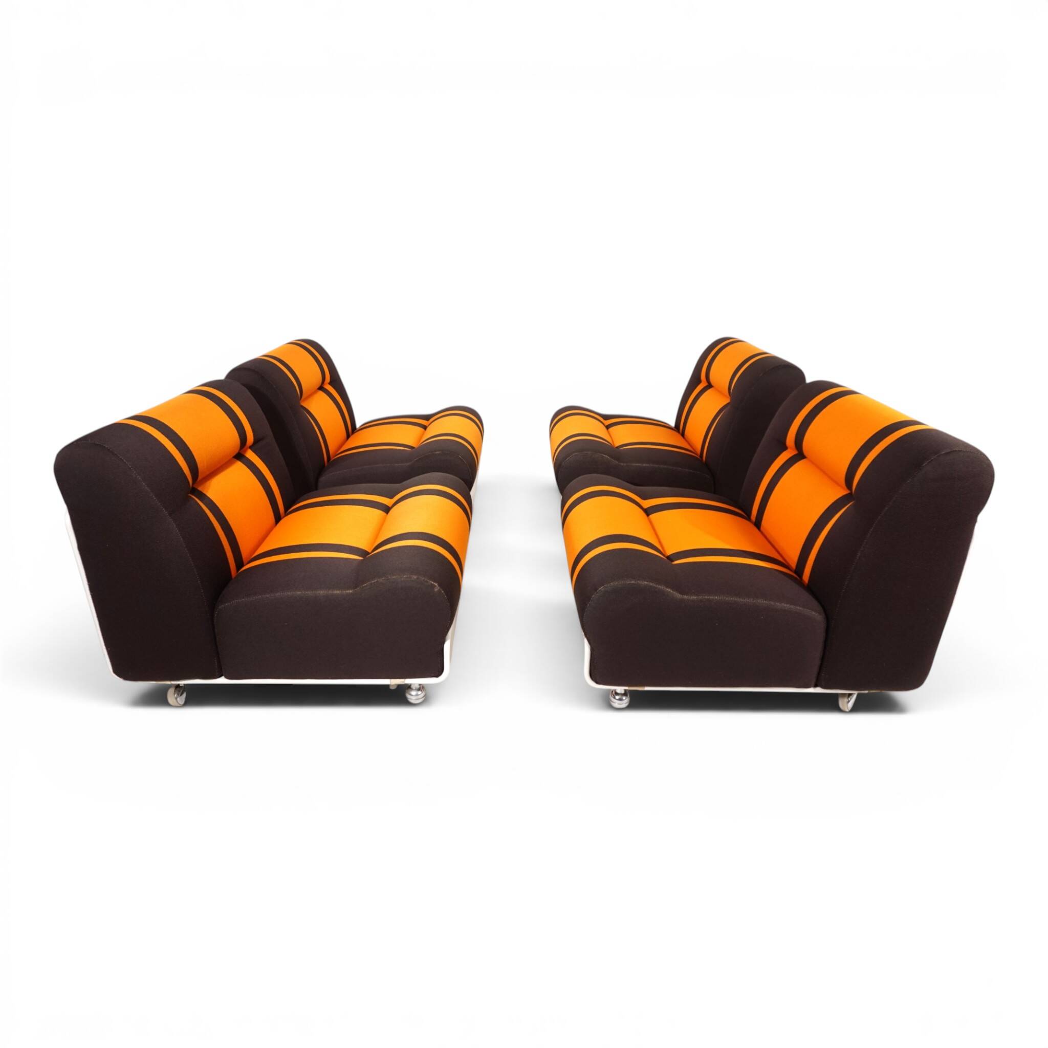 Canapé modulaire Cor Concha 4 pièces space age par Jo Otterpohl, 1970