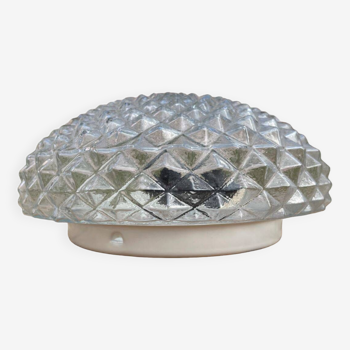 Diamod glass flush mount bathroom lamp