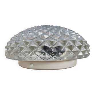 Diamod glass flush mount bathroom lamp