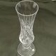 Cut crystal single-stem vase