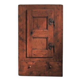 Mountain furniture in pine and larch, Folk art, Savoie, 19th century