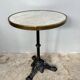Godin Parisian bistro table in cast iron and marble top