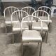Industrial loft welded metal chairs