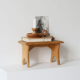 Wooden candle holder