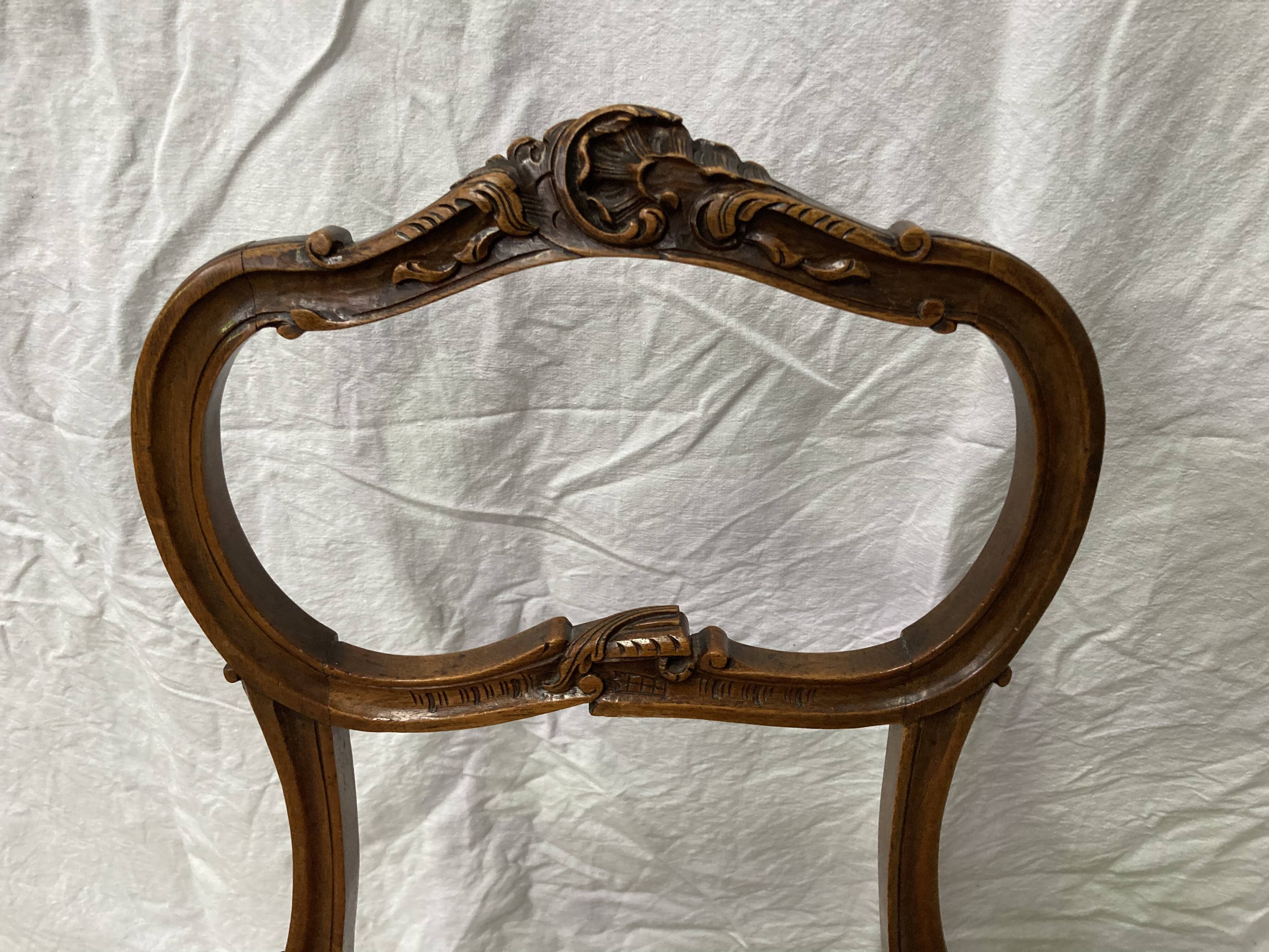 Chaise art nouveau